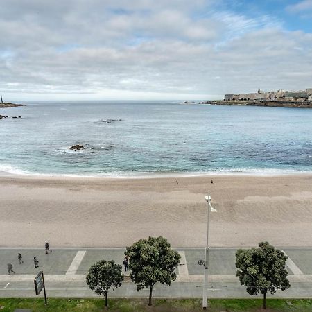 Apartamento En Primera Linea De Playa Riazor A Coruña Exterior foto