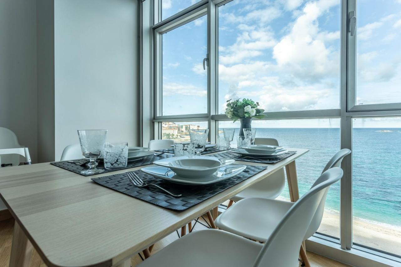 Apartamento En Primera Linea De Playa Riazor A Coruña Exterior foto